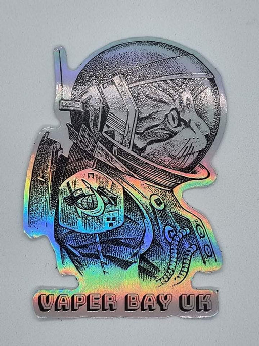 Space cat holo sticker - Vaper Bay UK