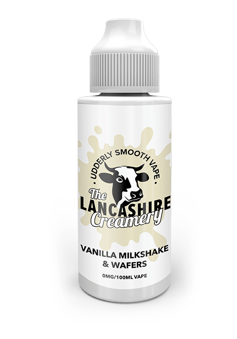 Vanilla Milkshake &amp; Wafers - Lancashire Creamery Eliquids - Vaper Bay UK